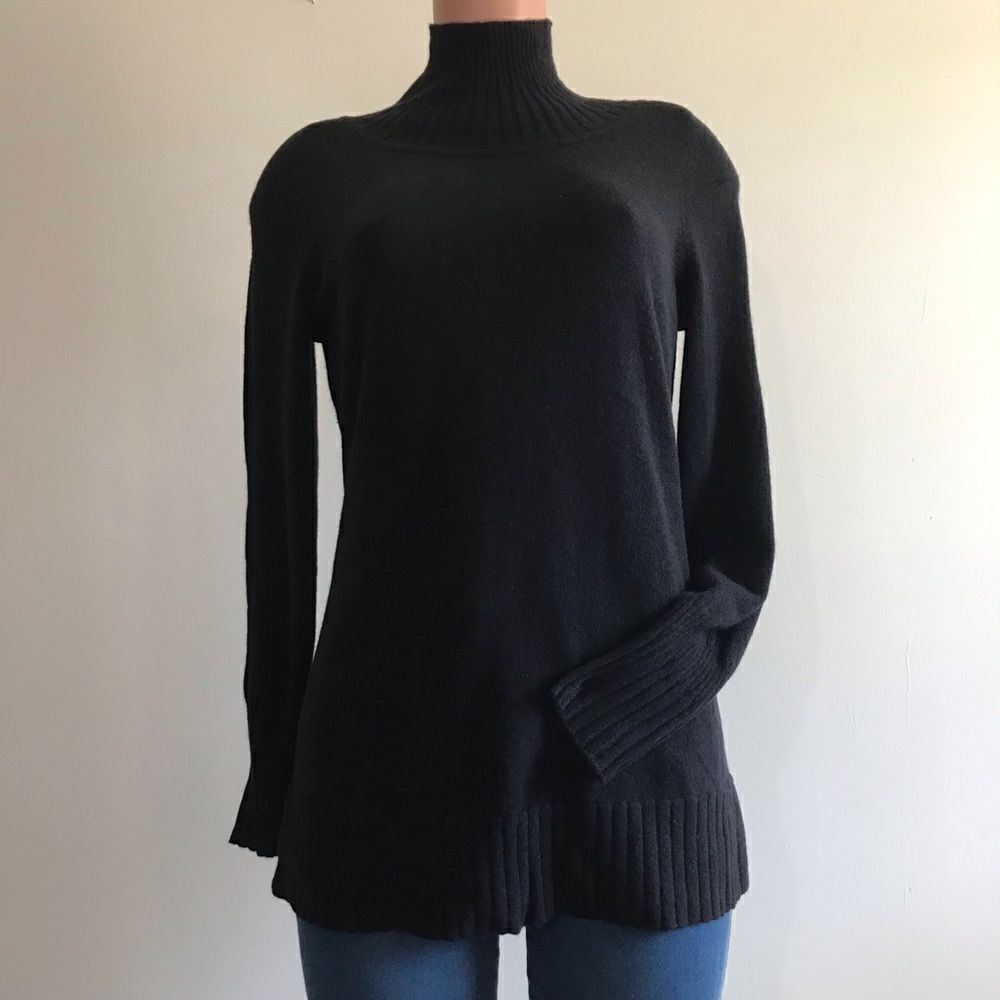 Isaac Mizrahi Live! 2-Ply Cashmere Turtleneck Sweater